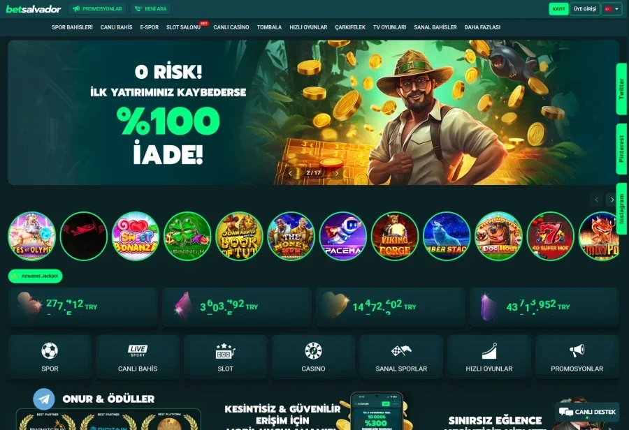 Betsalvador ekran görüntüsü